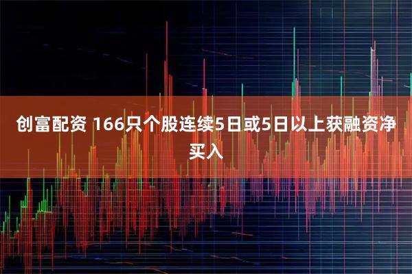 创富配资 166只个股连续5日或5日以上获融资净买入